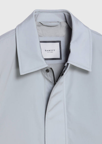 Hellgrauer schlichter Blazer Regular Fit