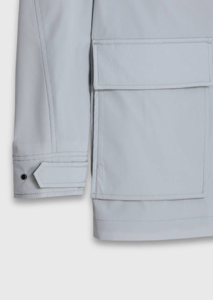 Hellgrauer schlichter Blazer Regular Fit