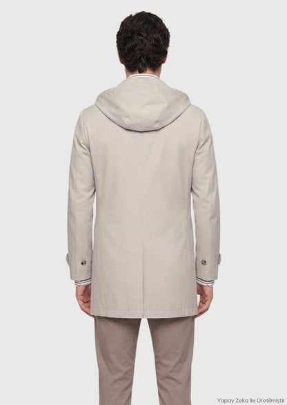 Sandy Regular Fit Kapuzen Regenjacke