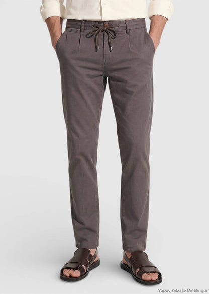 Damson Farbige Velours Jogginghose