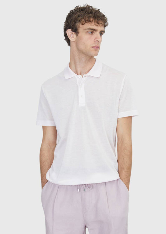 Rosa Baumwoll-Misch-T-Shirt