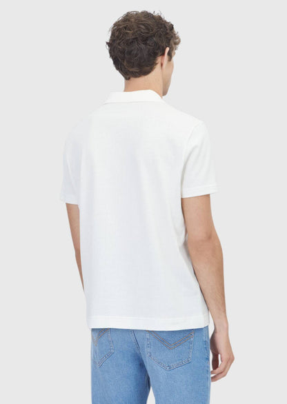 Ecru Ripp-100% Baumwoll-T-Shirt