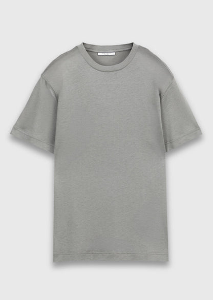 Edel Baumwoll-Misch-T-Shirt Unifarben