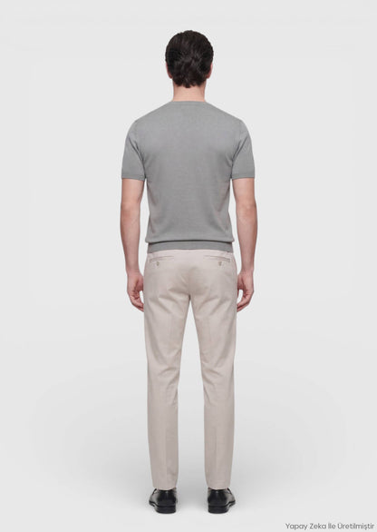 Edel Unifarben 100% Baumwoll T-Shirt