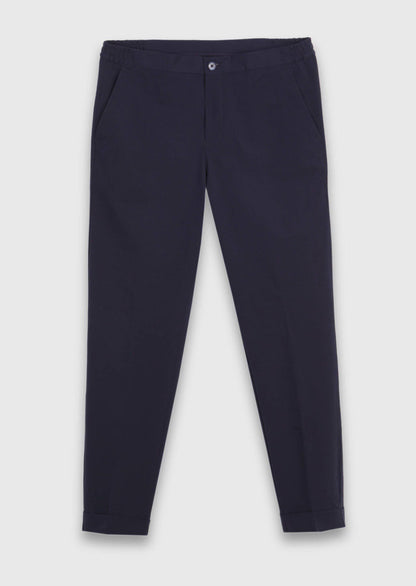 Marineblaue Web-Jogginghose Casual