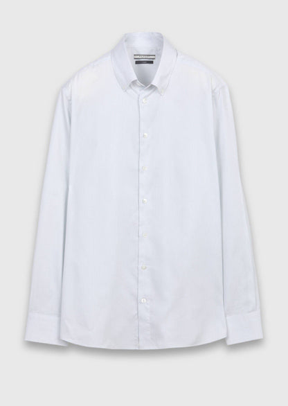 Grau Gestreiftes Regular Fit edel