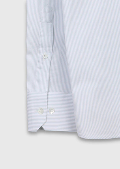 Grau Gestreiftes Regular Fit edel