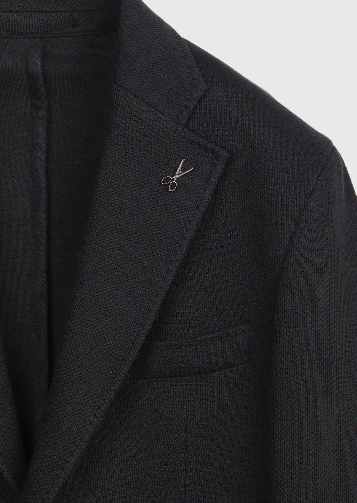 Schwarze Slim Fit Baumwolljacke