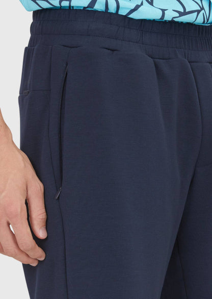Marineblaue Strick Bermuda Regular Fit