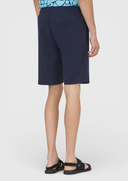 Marineblaue Strick Bermuda Regular Fit