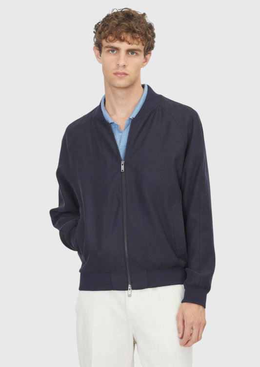 Marineblauer Regular Fit Freizeittechnikkab.