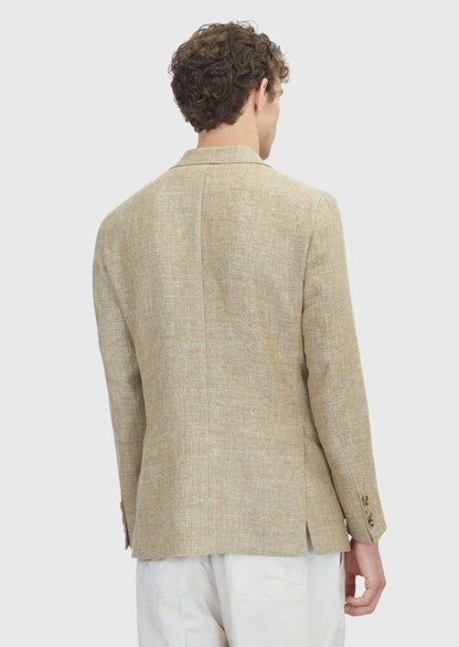 Helles Gelbes Shirtjacke Slim Fit Wollmix