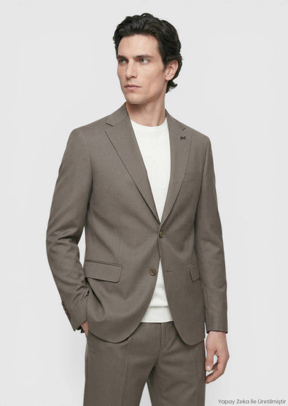 Edel Velours Zeroweight Slim Fit Anzug