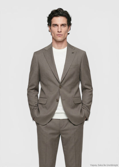 Edel Velours Zeroweight Slim Fit Anzug
