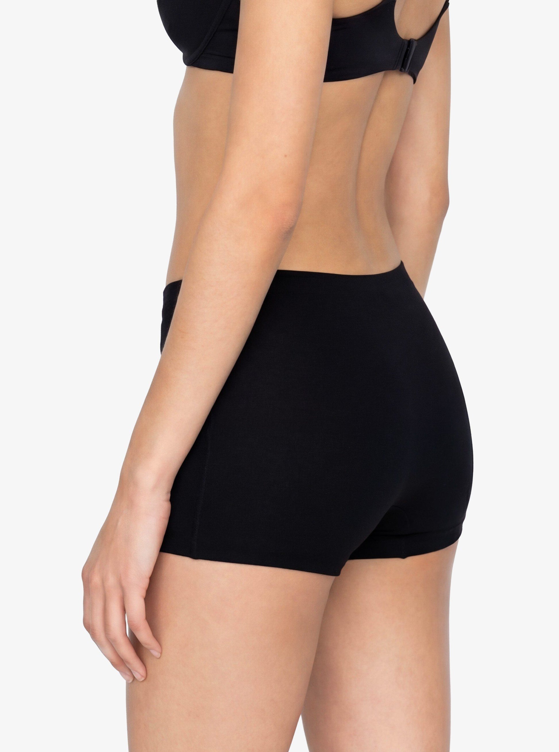 Nahtlose Damen Boxershorts 1653 - Schwarz