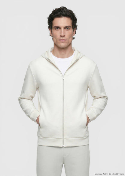 Stein Kapuzen Sweatshirt schlicht