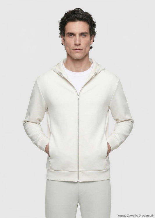 Stein Kapuzen Sweatshirt schlicht