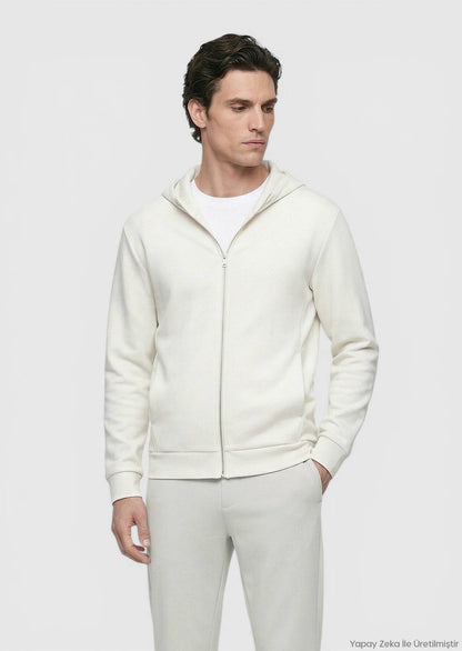 Stein Kapuzen Sweatshirt schlicht