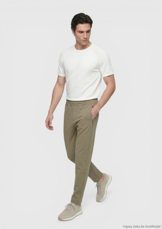Khaki Sweat-Hose