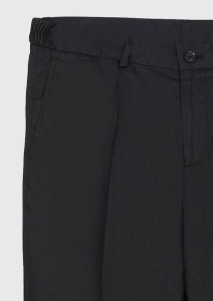 Schwarze Velours Jogginghose Casual