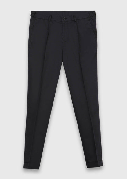 Schwarze Velours Jogginghose Casual