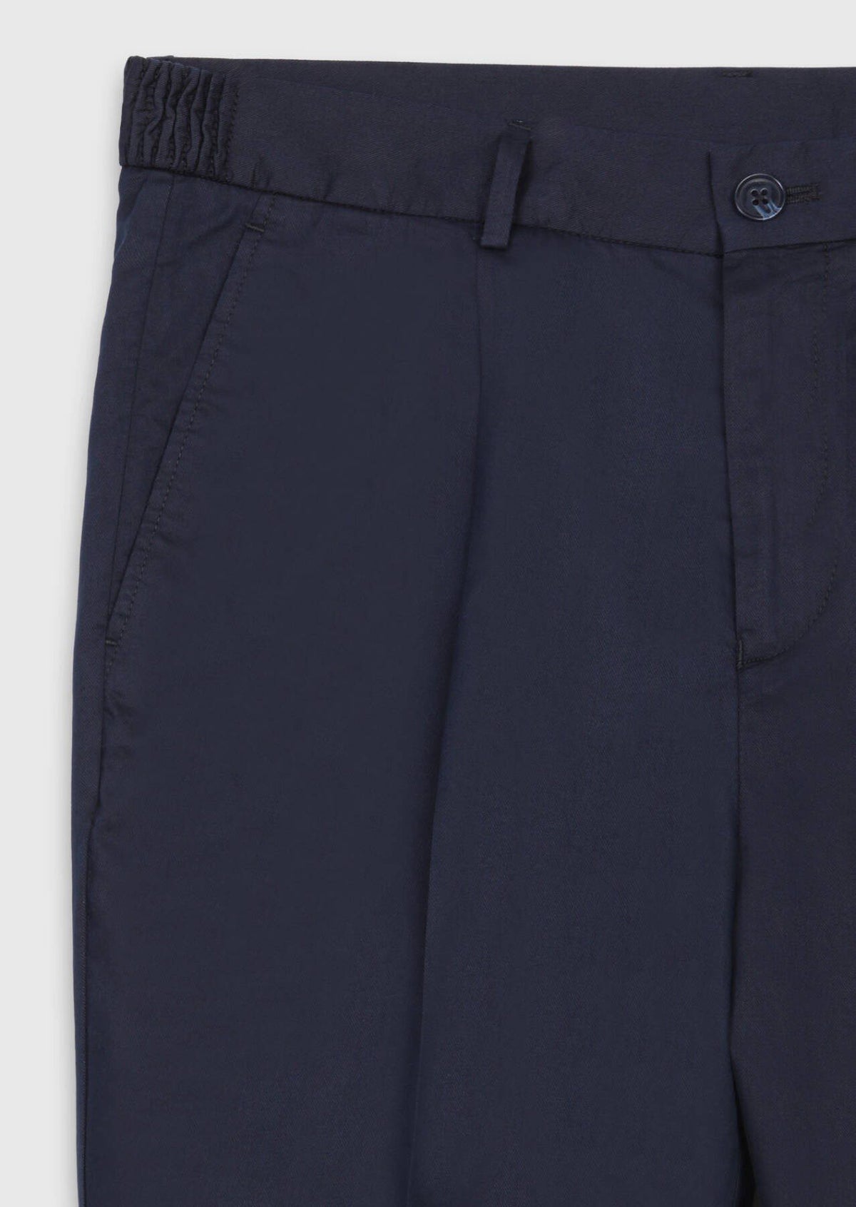 Navy Blaue Velours Jogginghose Casual