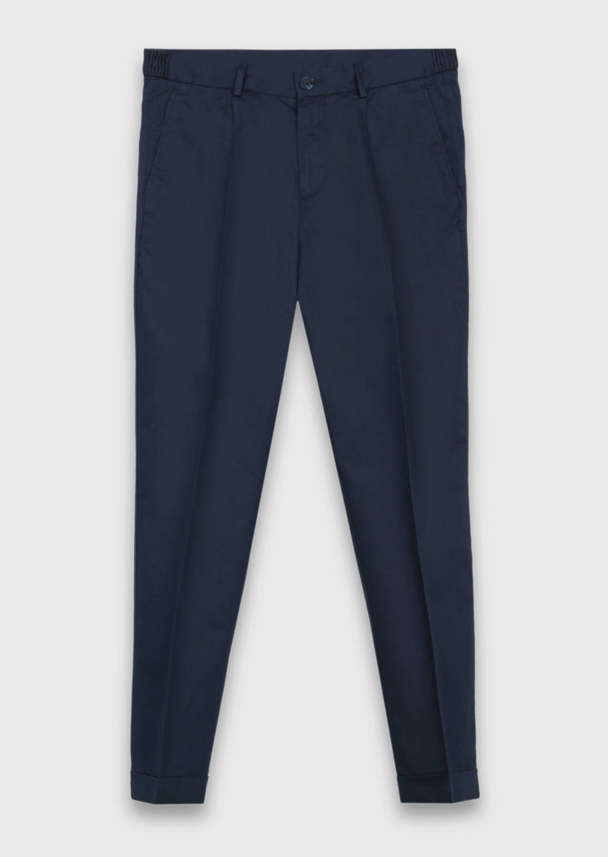 Navy Blaue Velours Jogginghose Casual