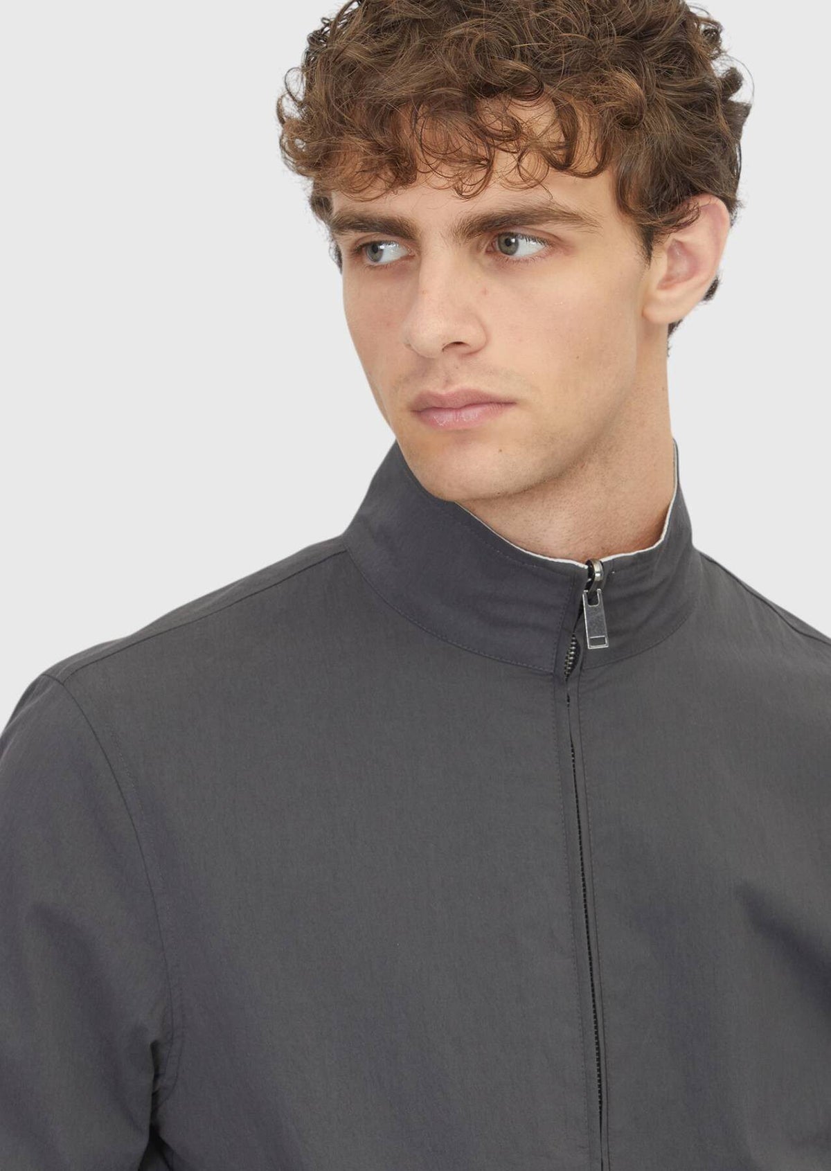 Hartkohle Regular Fit Rollkragenjacke