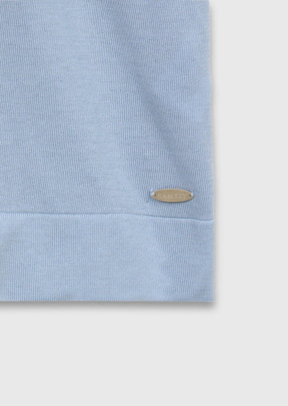 Helles Blau Strickmode