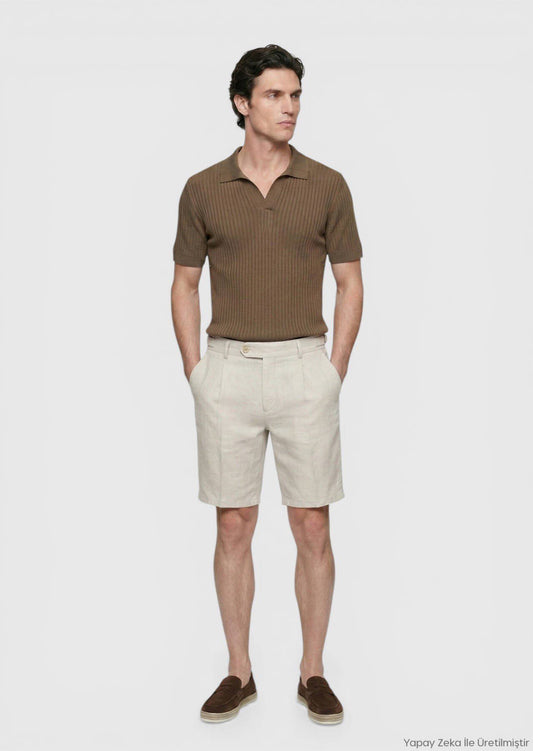 Khaki Strickmode