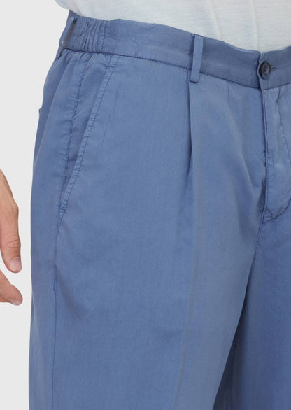 Helle Blaue Velours Jogginghose Casual