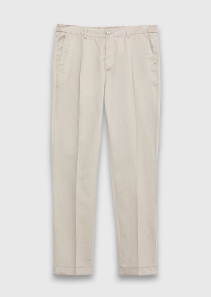 Beige Velours Jogginghose Casual Mix