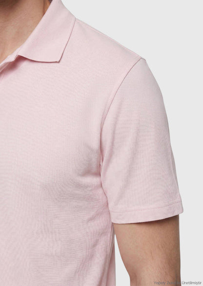 Rosa Unifarben 100% Baumwoll T-Shirt
