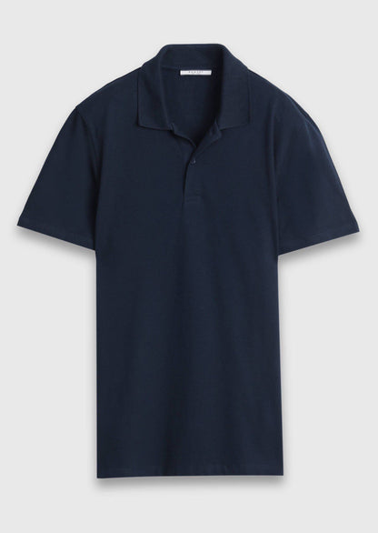 Marineblaues schlichtes 100% Baumwoll-T-Shirt