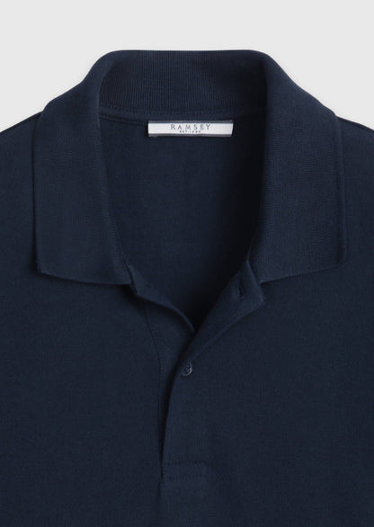 Marineblaues schlichtes 100% Baumwoll-T-Shirt