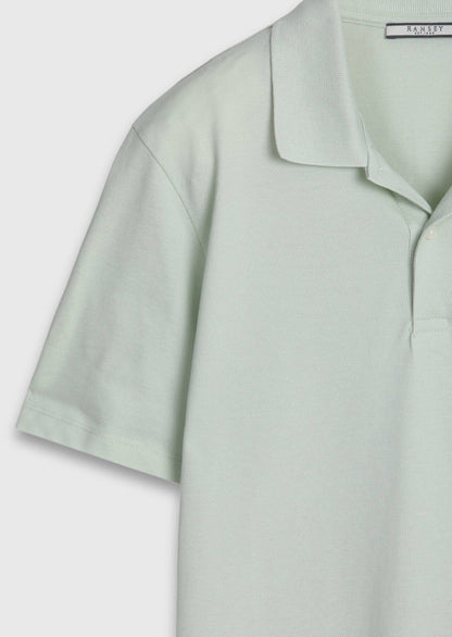 Hellgrünes schlichtes 100% Baumwoll-T-Shirt