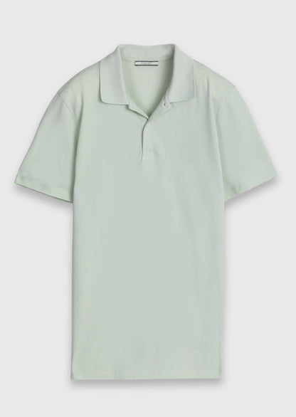 Hellgrünes schlichtes 100% Baumwoll-T-Shirt