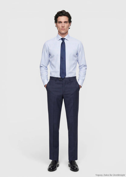 Indigo Webung Regular Fit Wollhose