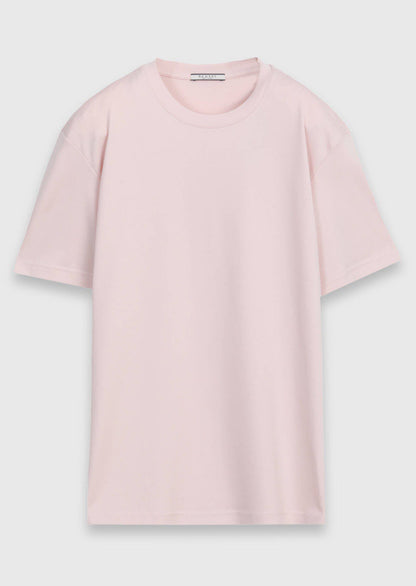 Hellrosa Unifarben 100% Baumwoll T-Shirt