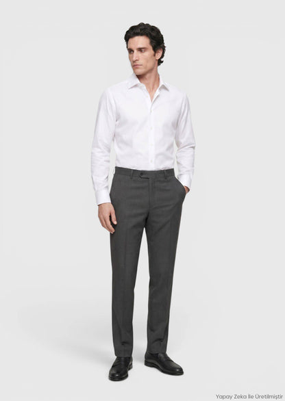 Edel Velours Regular Fit Wollhose