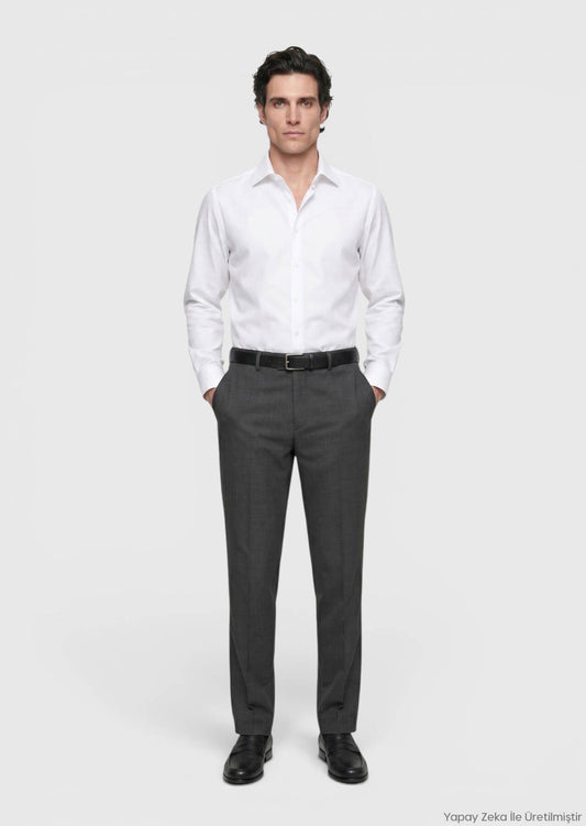 Edel Velours Regular Fit Wollhose