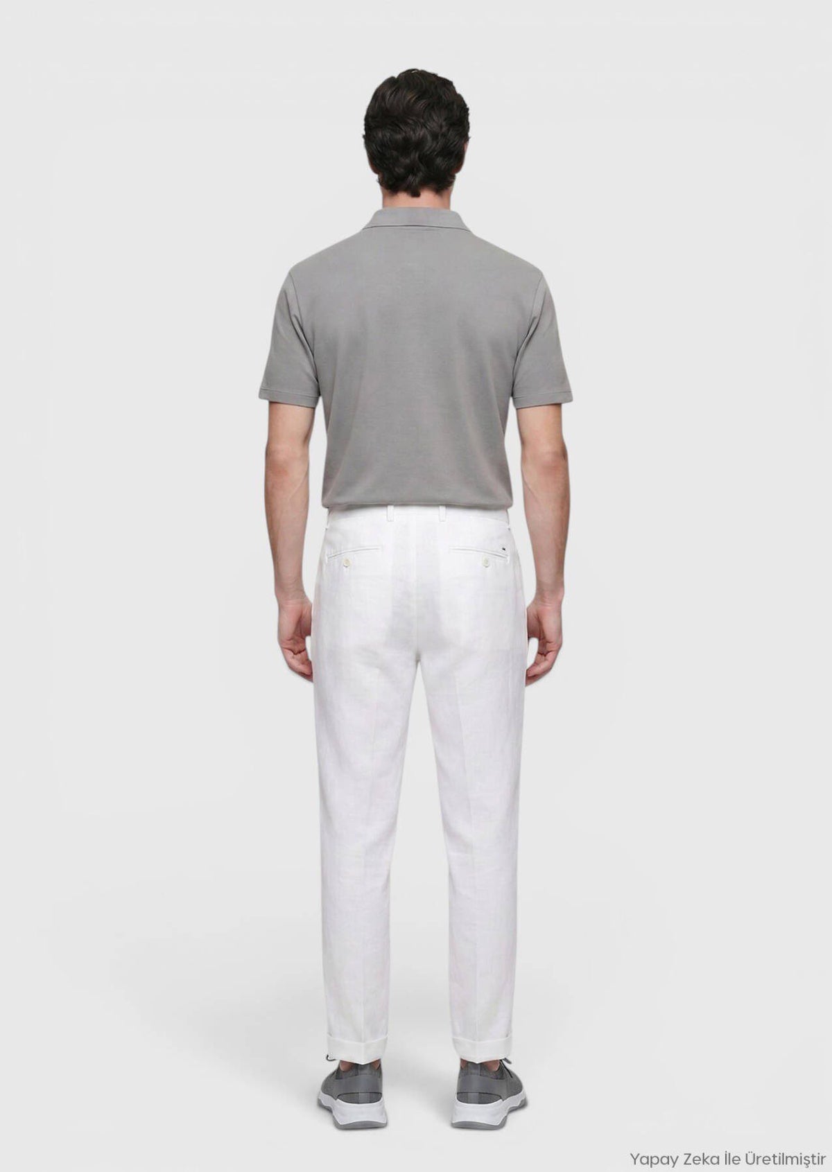 Graues schlichtes 100% Baumwoll-T-Shirt