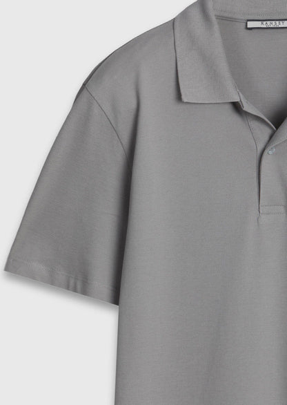 Graues schlichtes 100% Baumwoll-T-Shirt