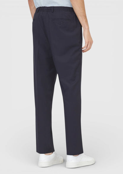Dunkelblaues Jogging-Hosen-Set aus Wolle
