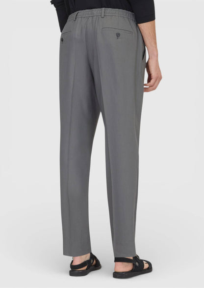 Dunkelgraue Web-Jogginghose Casual