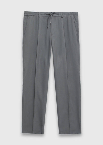 Dunkelgraue Web-Jogginghose Casual
