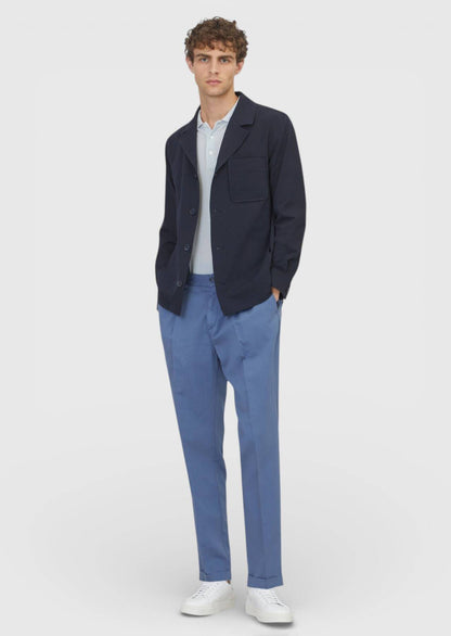 Marineblaues Overshirt
