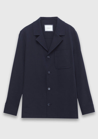 Marineblaues Overshirt