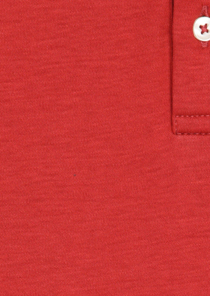 Rotes Baumwoll-Misch-T-Shirt