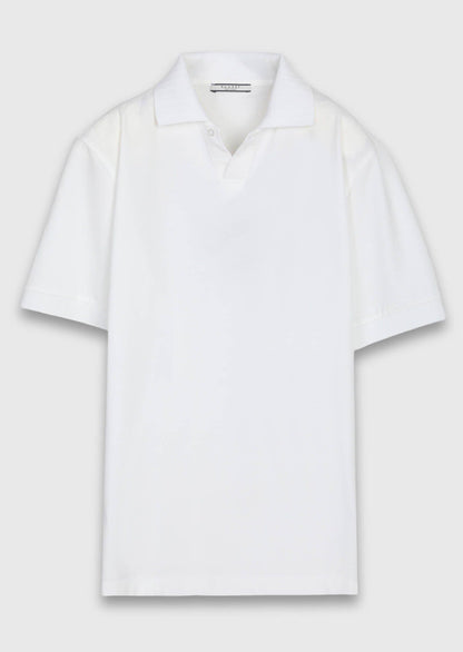 Weißes schlichtes T-Shirt